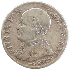 Pie IX, Vatican, 1 Lira