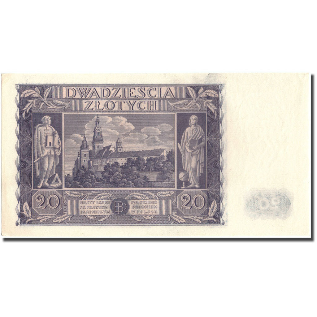 Billet, Pologne, 20 Zlotych, 1936, 1936-11-11, KM:77, SUP