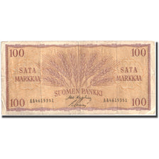 Geldschein, Finnland, 100 Markkaa, 1957, KM:97a, S