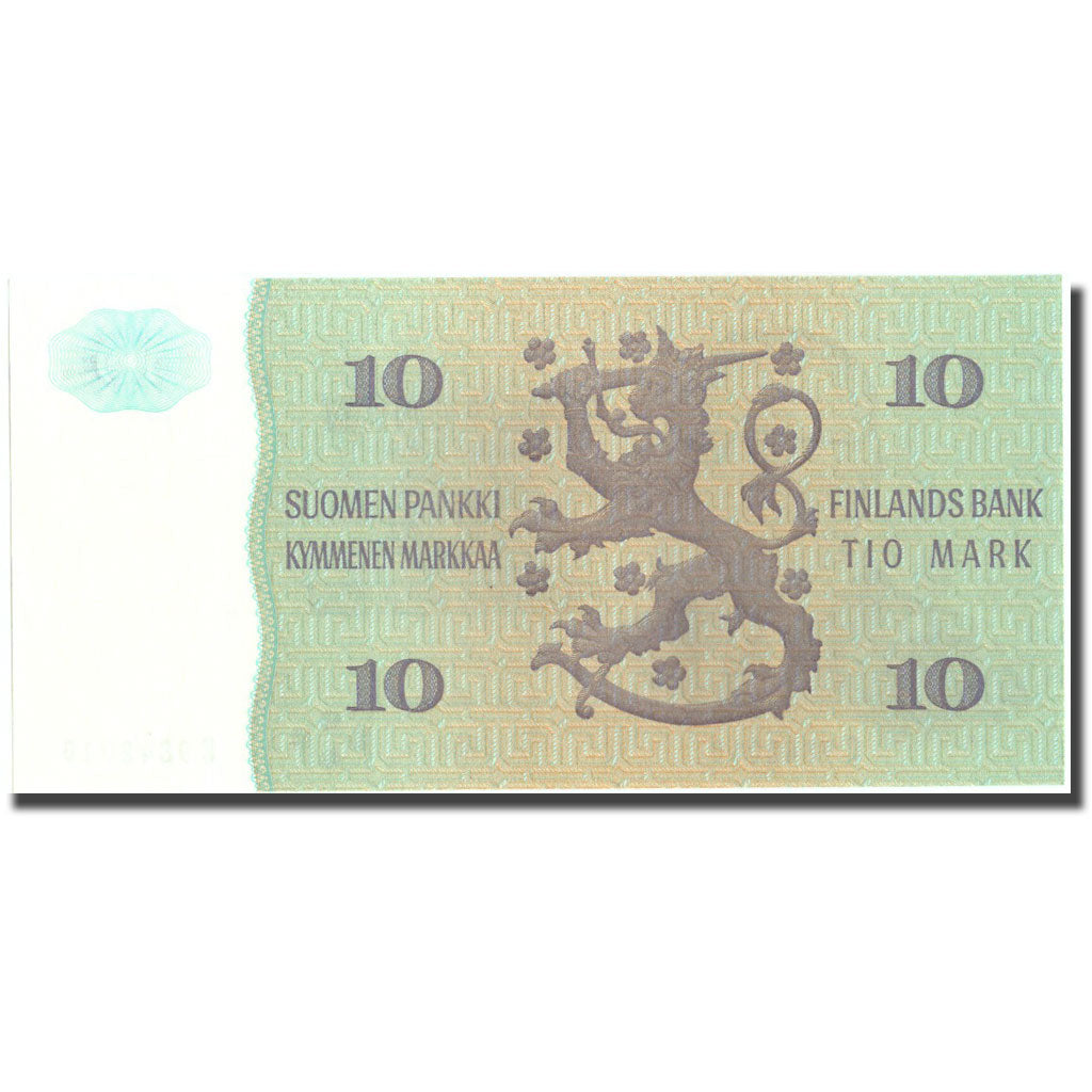 Geldschein, Finnland, 10 Markkaa, 1980, KM:111a, UNZ-