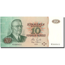 Geldschein, Finnland, 10 Markkaa, 1980, KM:111a, UNZ-