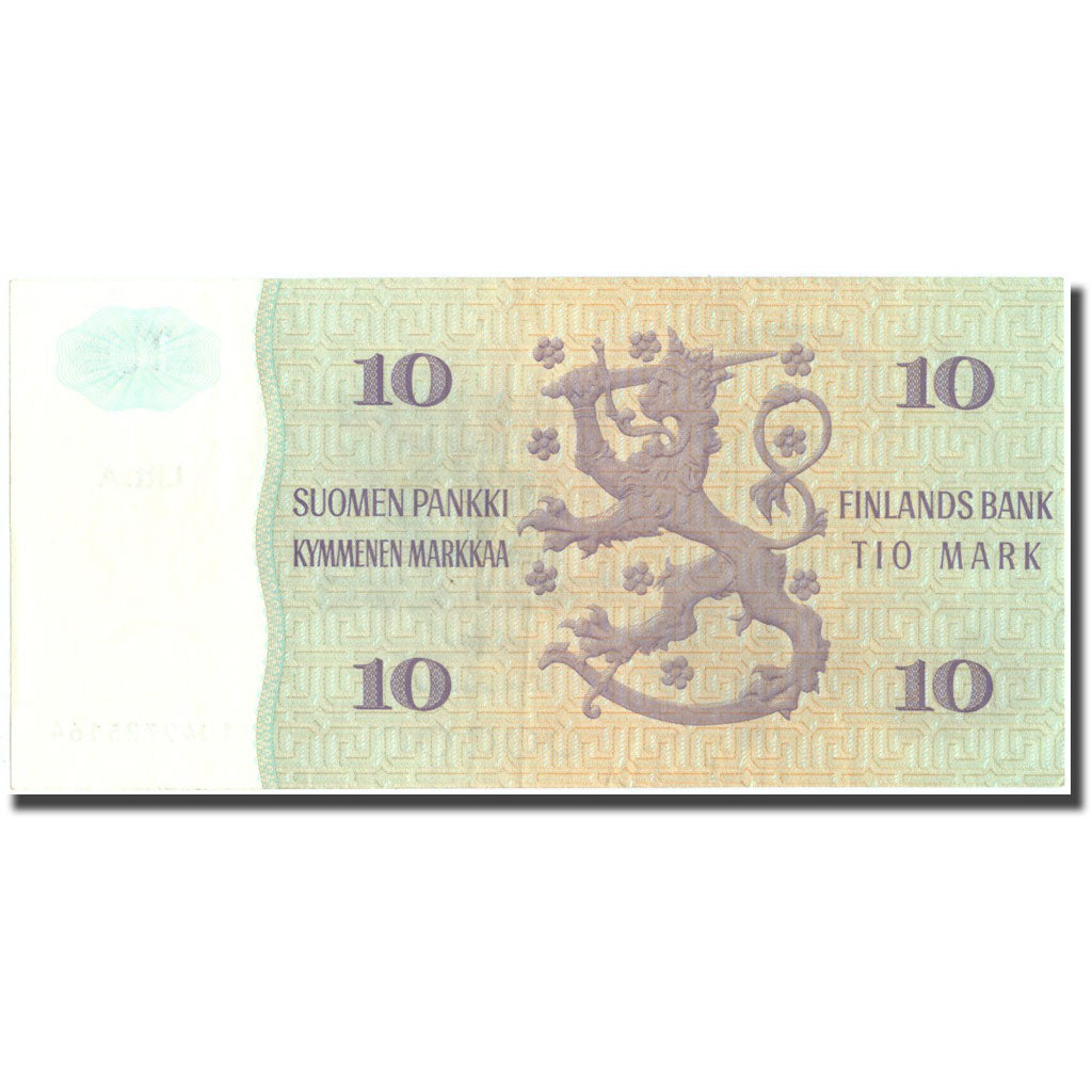 Geldschein, Finnland, 10 Markkaa, 1980, KM:112a, UNZ-