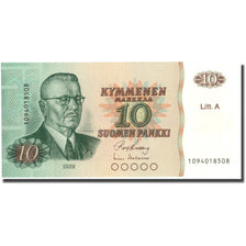 Banconote, Finlandia, 10 Markkaa, 1980, KM:112a, SPL
