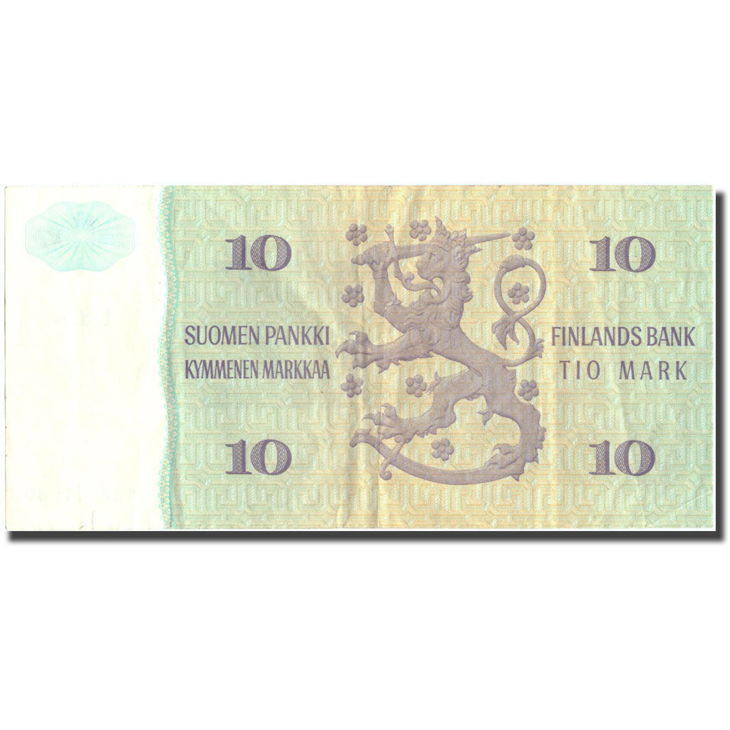 Geldschein, Finnland, 10 Markkaa, 1980, KM:112a, SS+