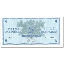 Geldschein, Finnland, 5 Markkaa, 1963, KM:99a, UNZ-