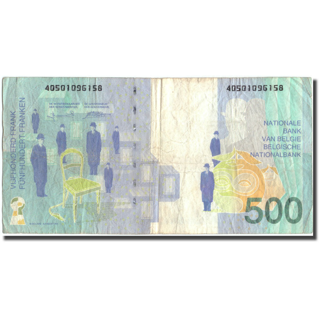 Banknote, Belgium, 500 Francs, Undated (1998), KM:149, VF(20-25)