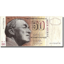 Geldschein, Finnland, 50 Markkaa, 1986, KM:118, SS