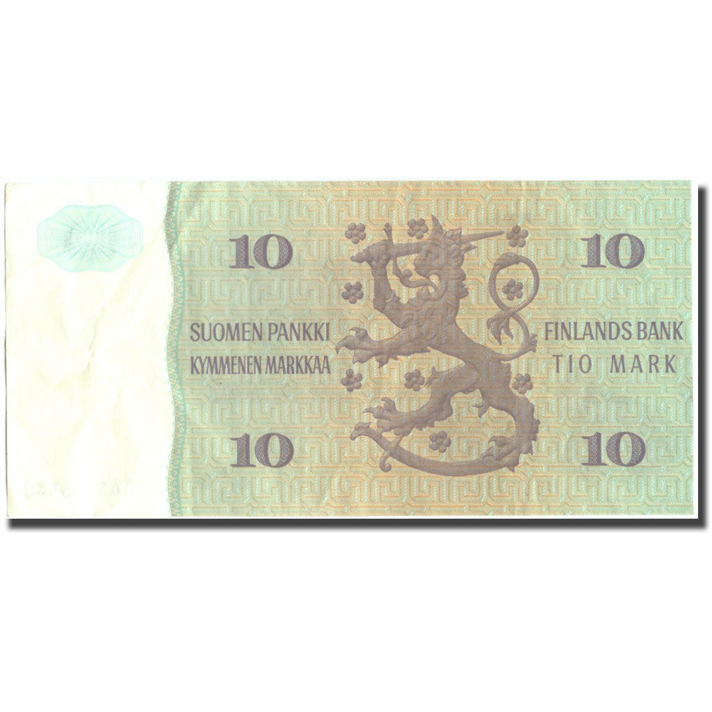 Geldschein, Finnland, 10 Markkaa, 1980, KM:111r1, SS