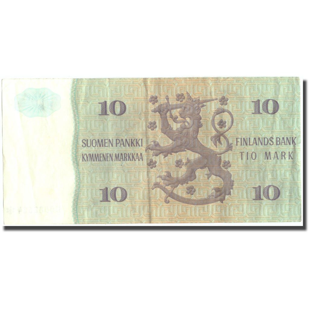 Banknote, Finland, 10 Markkaa, 1980, 1980, KM:111r1, EF(40-45)