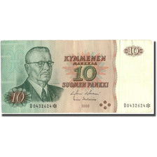Geldschein, Finnland, 10 Markkaa, 1980, KM:111r1, SS