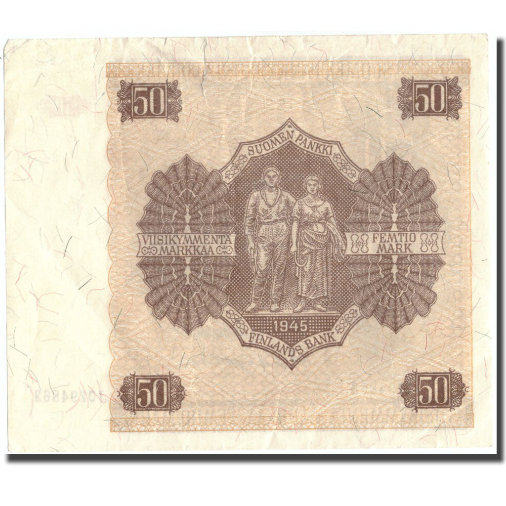 Banknote, Finland, 50 Markkaa, 1945, KM:87, F(12-15)