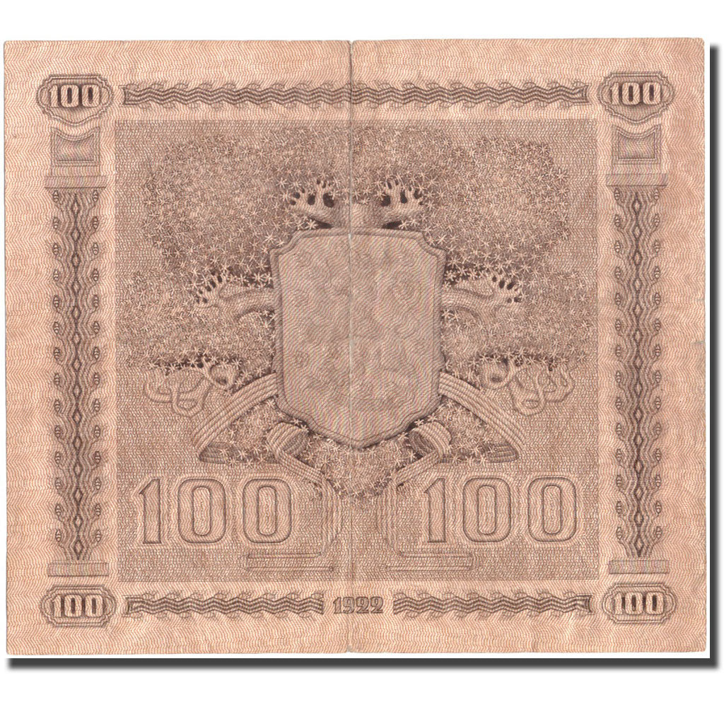 Geldschein, Finnland, 100 Markkaa, 1922, KM:65a, S