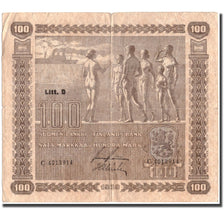 Geldschein, Finnland, 100 Markkaa, 1939, KM:73a, S