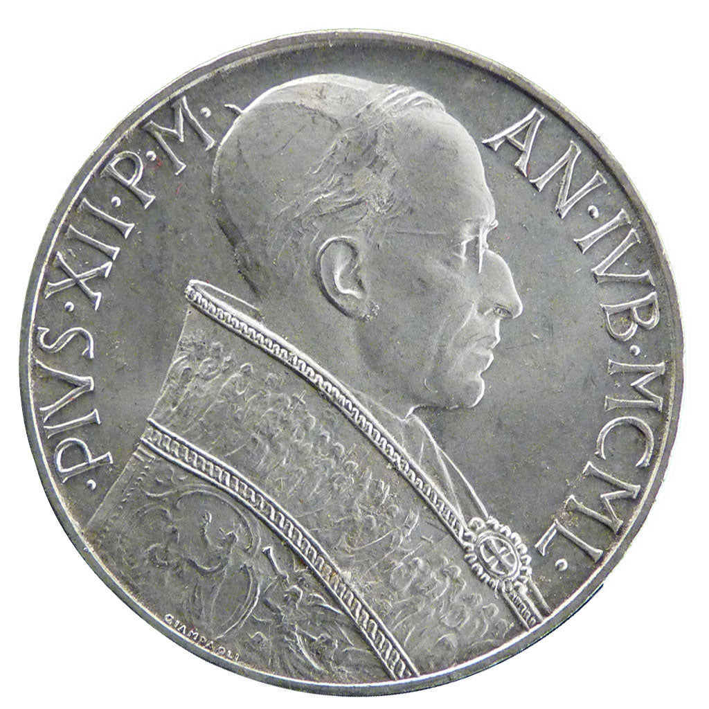 Pie XII, Vatican, 10 Lire