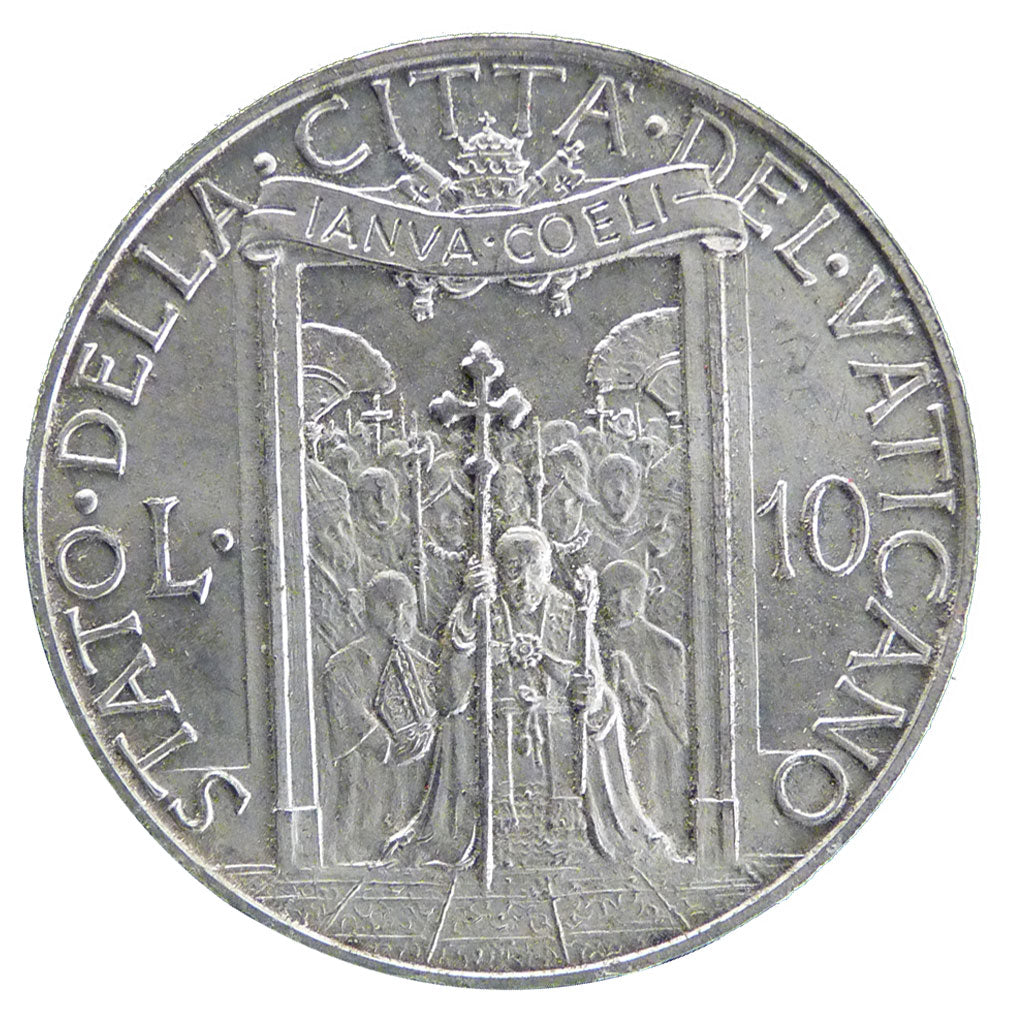 Pie XII, Vatican, 10 Lire