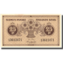 Geldschein, Finnland, 25 Penniä, 1918, KM:33, UNZ