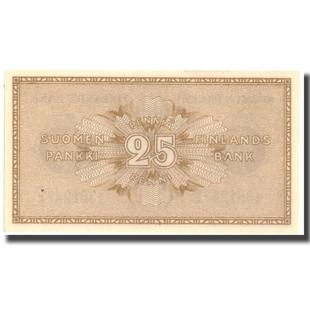 Geldschein, Finnland, 25 Penniä, 1918, KM:33, UNZ