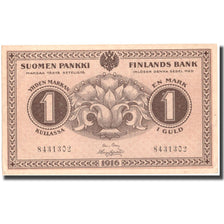 Banconote, Finlandia, 1 Markka, 1916, KM:19, SPL+