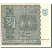 Geldschein, Finnland, 100 Markkaa, 1945, KM:88, SS