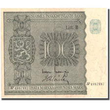 Banknote, Finland, 100 Markkaa, 1945, KM:88, EF(40-45)