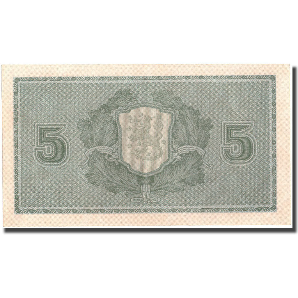 Billete, 5 Markkaa, 1922, Finlandia, KM:49, SC+