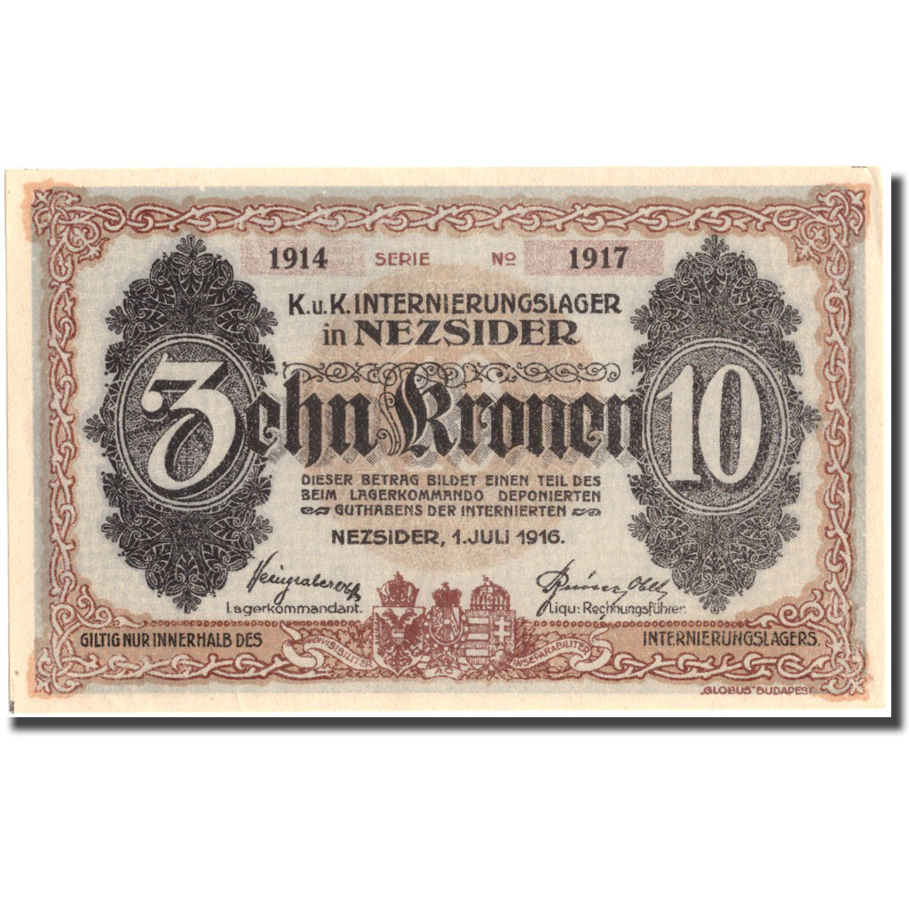 Geldschein, Österreich, 10 Couronnes, 1916, 1916-07-01, UNZ-