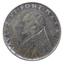 Vatican, 100 Lire, 1965, AU(55-58), Nickel, 8.00