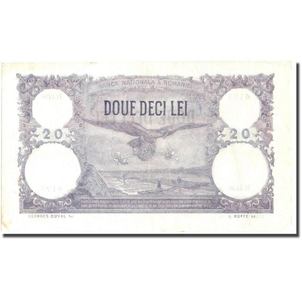 Banknote, Romania, 20 Lei, 1921, 1921-11-03, KM:20a, EF(40-45)