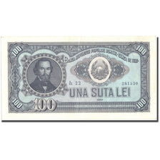 Geldschein, Rumänien, 100 Lei, 1952, KM:90b, VZ