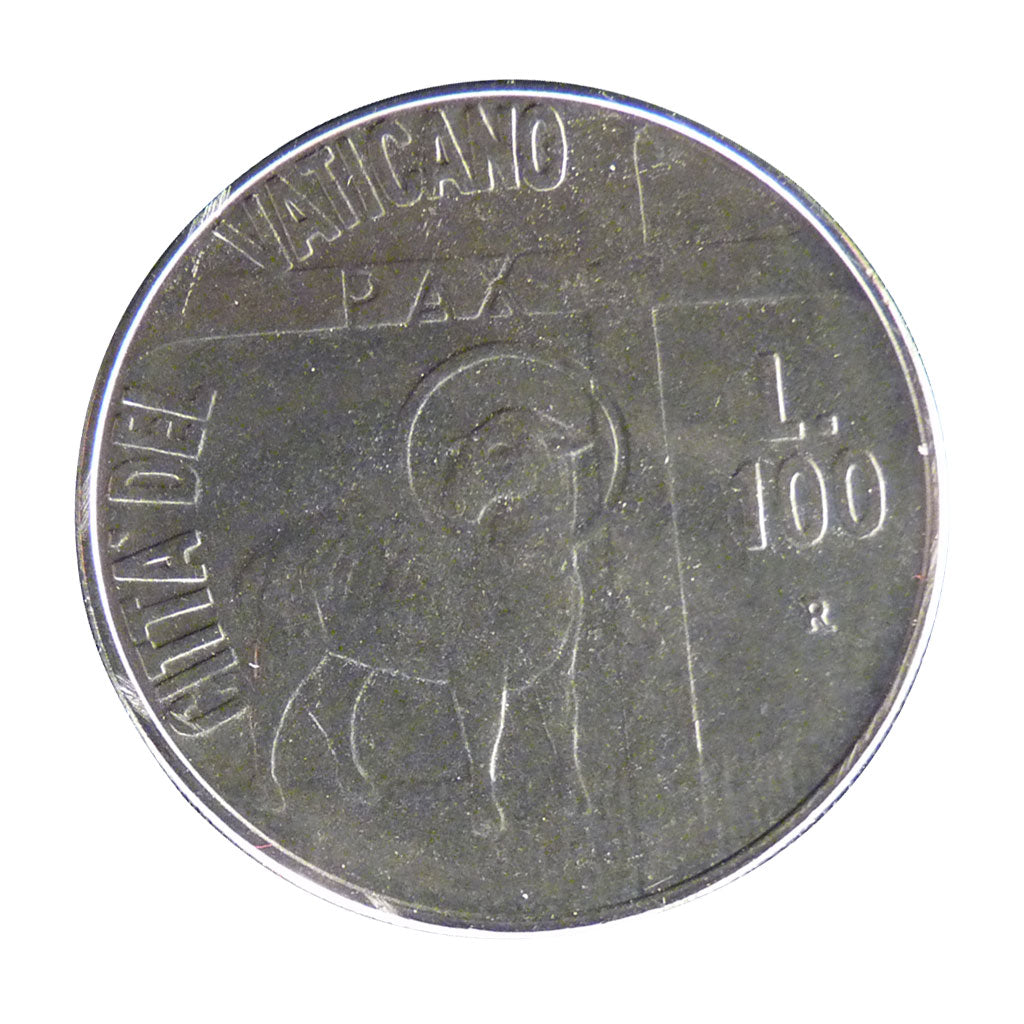 Vatican, 100 Lire, 1984, AU(55-58), Nickel, 7.90