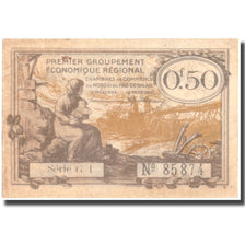 France, NORD-PAS DE CALAIS, 50 Centimes, 1918, AU(50-53), Pirot:94-4