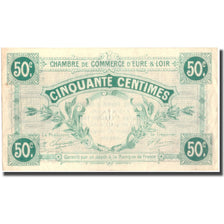 France, Eure et loir, 50 Centimes, 1915, UNC(60-62), Pirot:45-1