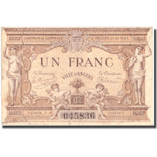 France, Angers, 1 Franc, 1915, AU(55-58), Pirot:8-11