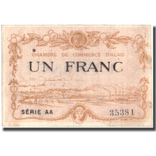 France, Alais, 1 Franc, 1915, AU(55-58), Pirot:4-5