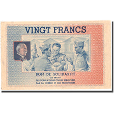 France, Bon de Solidarité, 20 Francs, 1941, UNC(63)