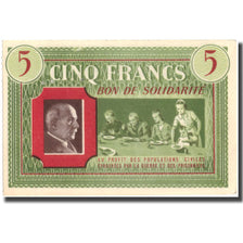 France, Bon de Solidarité, 5 Francs, 1941, AU(55-58)