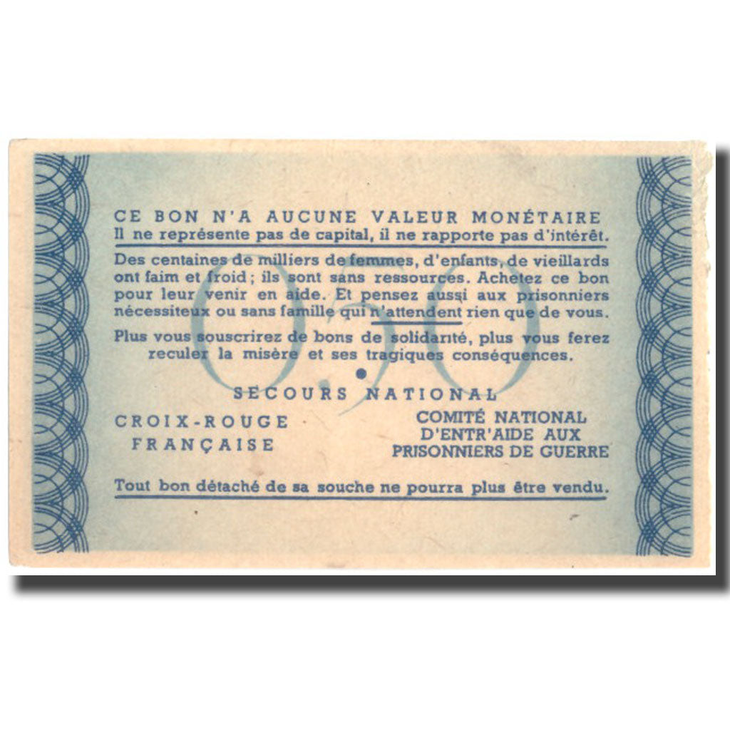 Frankreich, Bon de Solidarité, 50 Centimes, 1941, UNZ-