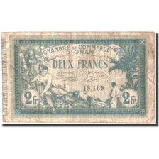 Banknote, Algeria, 2 Francs, Chambre de Commerce ORAN, 1915-05-12, VF(30-35)