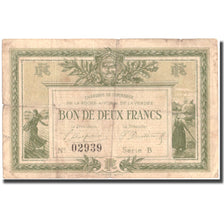 France, La Roche-sur-Yon, 2 Francs, 1915, VF(20-25)