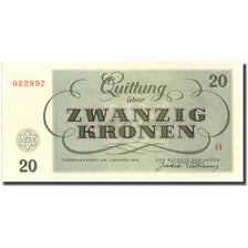 Banknote, Czechoslovakia, 20 Kronen, personnage, 1943, 1943-01-01, UNC(65-70)