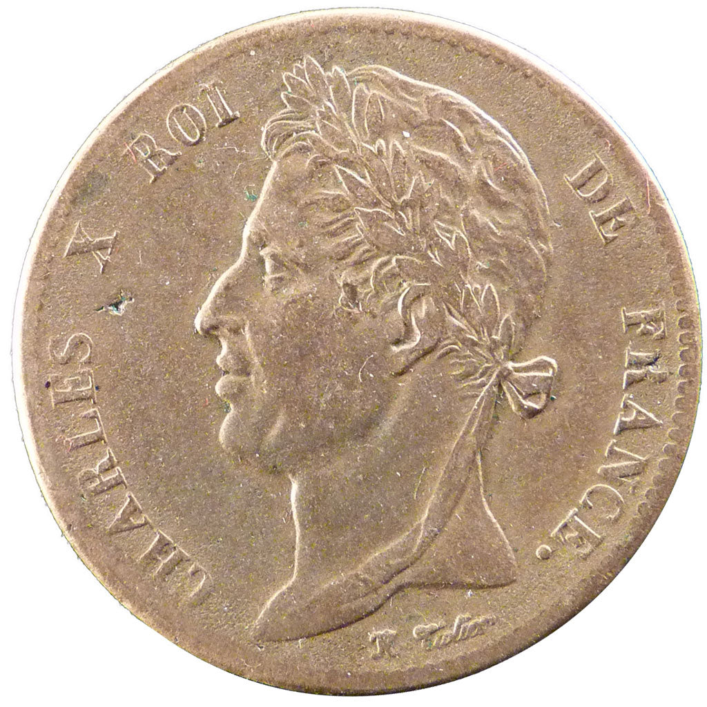 General Colony, 5 Centimes, 1830, Paris, EF(40-45), Bronze, Lecompte #16, 9.50