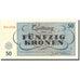 Banknote, Czechoslovakia, 50 Kronen, personnage, 1943, 1943-01-01, UNC(65-70)