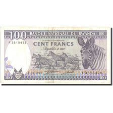 Biljet, Rwanda, 100 Francs, 1982, 1982-08-01, KM:18, TTB