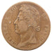 General Colony, 10 Centimes, 1827, La Rochelle, VF(20-25), Bronze, Lecompte...