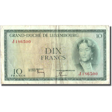 Geldschein, Luxemburg, 10 Francs, Undated (1954), KM:48a, S+