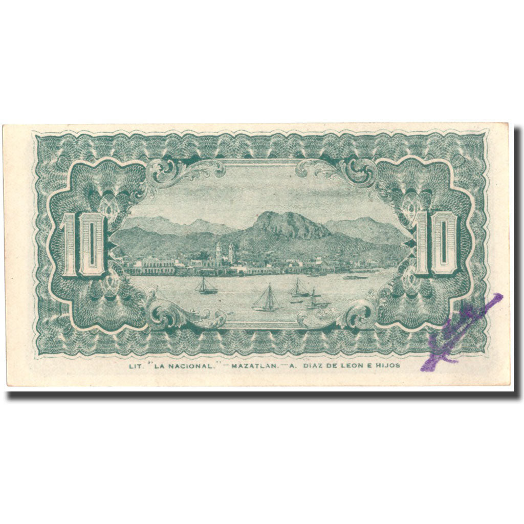 Banknote, Mexico - Revolutionary, 10 Centavos, 1914, 1914-03-16, KM:S1058