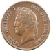 General Colony, 10 Centimes, 1841, Paris, EF(40-45), Bronze, Lecompte #316,...