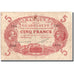 Guadeloupe, 5 Francs, Undated (1928-45), VF(30-35), KM:7c