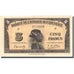Billet, French West Africa, 5 Francs, 1942, 1942-12-14, KM:28a, SUP+