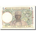 Banconote, Africa occidentale francese, 5 Francs, 1937, 1937-08-12, KM:21, SPL-